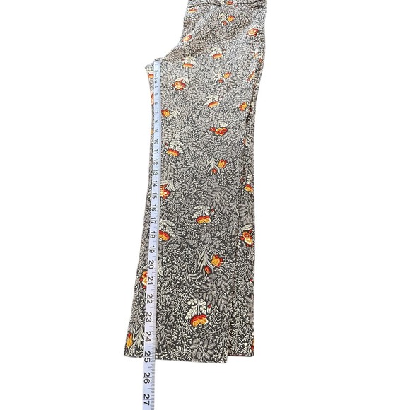 Old Navy Blue White Floral Print Mid-Rise Pixie Skinny‎ Ankle Pants Size 10 - Picture 11 of 12